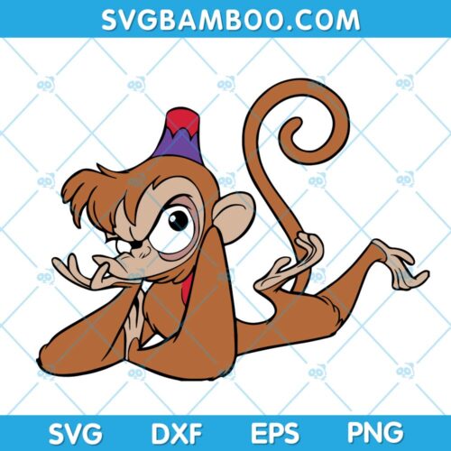 Disney Abu Aladdin SVG, Abu SVG, Monkey Abu Aladdin SVG, Disney Abu SVG DXF EPS PNG