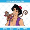 Aladdin and Abu SVG, Disney Aladdin Love Abu SVG, Funny Abu and Aladdin SVG DXF EPS PNG