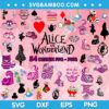 Alice In Wonderland SVG Bundle, Cheshire Cat SVG Bundle, Alice Wonderland SVG Bundle DXF EPS PNG