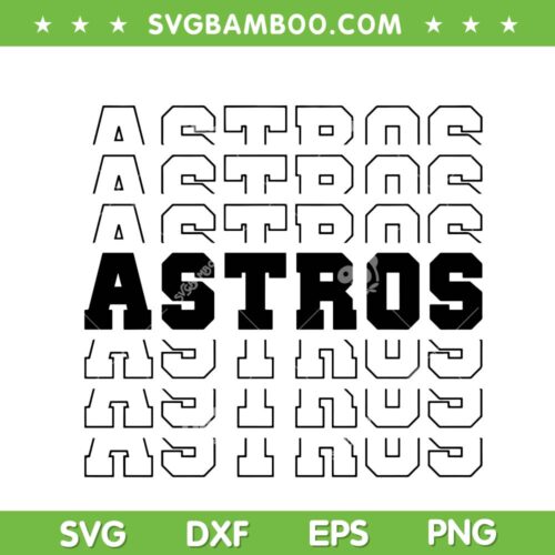 Astros Monogram SVG, Astros Mascot SVG, Team Mascot Baseball SVG, Astros Sublimation SVG DXF EPS PNG