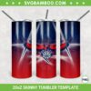 Atlanta Hawks 20oz Skinny Tumbler Template PNG, NBA Atlanta Hawks Tumbler Wrap PNG, Basketball Sports Tumbler Sublimation Design PNG Download