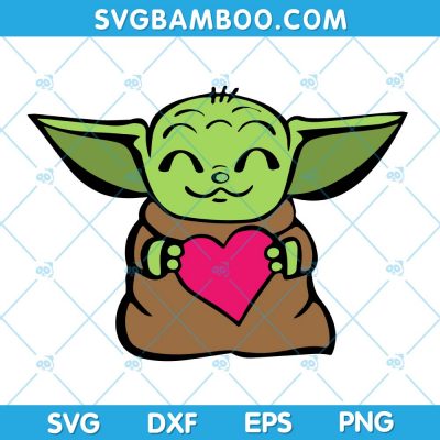 Baby Yoda Heart Love SVG, Star Wars Baby Yoda Pink Heart SVG, Disney Yoda SVG, Baby Pink Heart Yoda SVG DXF EPS PNG Baby Yoda Heart Love SVG, Star Wars Baby Yoda Pink Heart SVG, Disney Yoda SVG, Baby Pink Heart Yoda SVG DXF EPS PNG