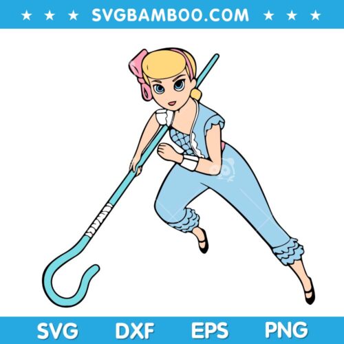 Bo Peep Toy Story SVG, Bo Peep Doll SVG, Toy Story Bo SVG, Toy Story 4 SVG DXF EPS PNG