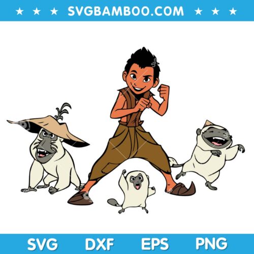 Raya And The Last Dragon SVG, Boun Ongis SVG, Disney Raya Noun SVG, Boun Ongis Characters SVG DXF EPS PNG