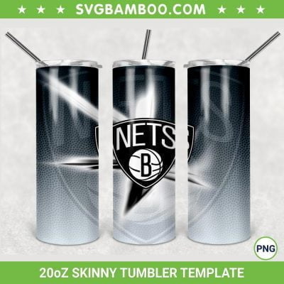 Brooklyn Nets 20oz Skinny Tumbler Template PNG, Brooklyn Nets Logo Tumbler Wrap PNG, Basketball Tumbler Sublimation Design PNG Download Brooklyn Nets 20oz Skinny Tumbler Template PNG, Brooklyn Nets Logo Tumbler Wrap PNG, Basketball Tumbler Sublimation Design PNG Download