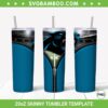 Carolina Panthers Zipper 20oz Skinny Tumbler Template PNG, Carolina Panthers Tumbler Wrap PNG, Panthers Team Tumbler Sublimation Design PNG Download