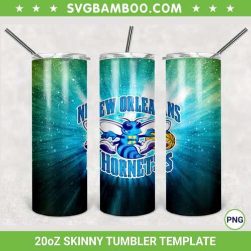 Charlotte Hornets 20oz Skinny Tumbler Template PNG, NBA Charlotte Hornets Tumbler Wrap PNG, NBA Teams Tumbler Sublimation Design PNG Download