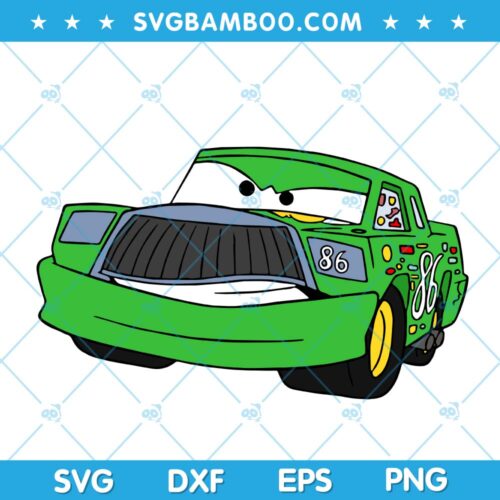 Chick Hicks SVG, Cars Chick Hicks SVG, Disney Chick Hicks SVG, Disney Cars Green SVG DXF EPS PNG