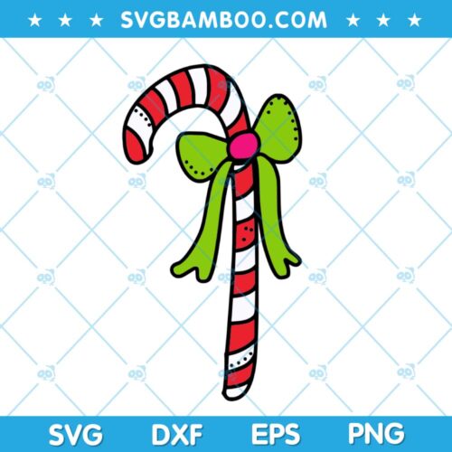 Christmas Candy Cane SVG, Christmas Decoration SVG, Candy Cane SVG, Grinch Candy Cane SVG DXF EPS PNG