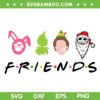 Christmas Movie Friends SVG, Ralphie Grinch Elf Jack Friends SVG, The Buddy Elf Ralphie Grinch El SVG DXF EPS PNGf