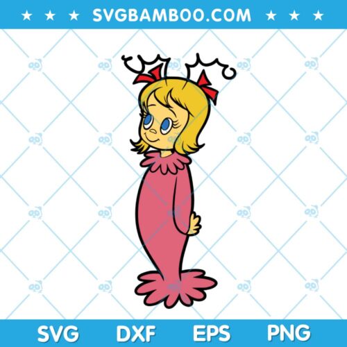 Cindy Lou Who SVG, Grinch Cindy SVG, Christmas Cindy Lou SVG, Little Cindy Lou SVG DXF EPS PNG