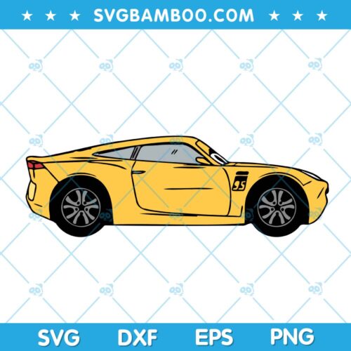 Cruz Ramirez SVG, Disney Cruz Ramirez SVG, Cruz Ramirez Cars SVG, Cars Yellow Cruz Ramirez SVG DXF EPS PNG