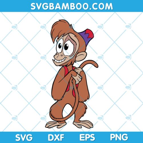 Disney Abu Aladdin SVG, Funny Abu SVG, Disney Monkey Abu SVG, Abu and Aladdin SVG DXF EPS PNG