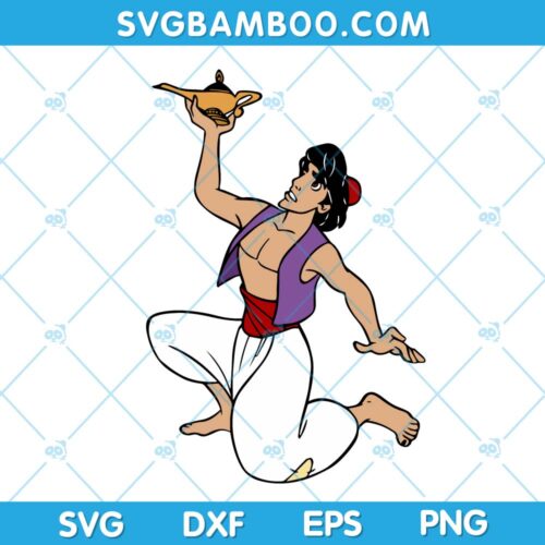 Disney Aladdin The Magic Lamp SVG, Aladdin God light SVG, Aladdin and The Lamp SVG, Aladdin SVG, DXF EPS PNG