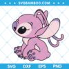 Disney Angel SVG, Angel Stitch Pink SVG, Stitch And Angel SVG, Disney Character SVG DXF EPS PNG