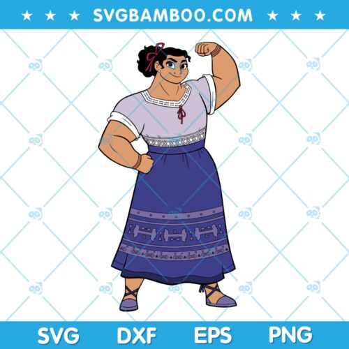 Disney Encanto Luisa SVG, Luisa Madrigal Encanto SVG, Strong Like Luisa SVG DXF EPS PNG