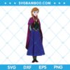 Disney Frozen Anna SVG, Disney Anna SVG, Pretty Anna SVG, Frozen Anna SVG DXF EPS PNG