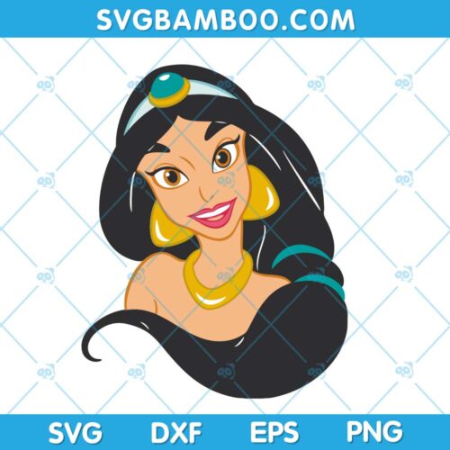 Disney Jasmine SVG, Aladdin Jasmine SVG, Jasmine SVG, Pretty Jasmine SVG DXF EPS PNG