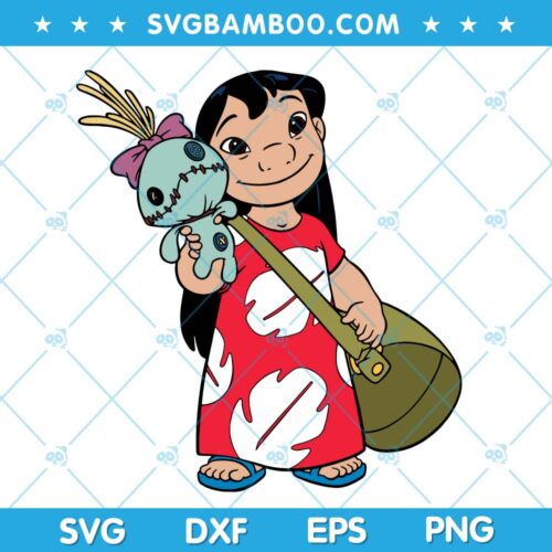 Disney Lilo And Scrump SVG, Lilo Pelekai With Scrump SVG, Funny Lilo SVG DXF EPS PNG