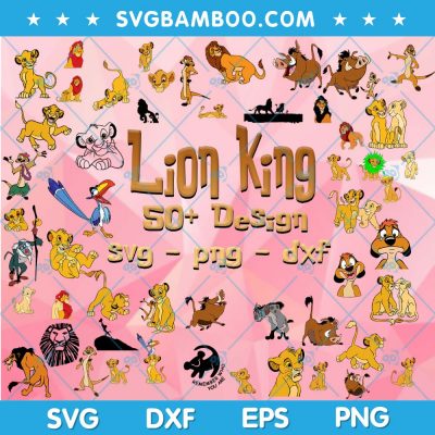 Disney Lion King SVG Bundle, Lion King SVG Bundle, Baby Lion King SVG Bundle DXF EPS PNG