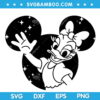 Disney Mouse Daisy Duck SVG, Daisy Disneyland Ears SVG, Mickey Mouse Duck SVG DXF EPS PNG