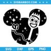 Disney Mouse Forky SVG, Disney Character Ears SVG, Toy Story Disney Ears SVG DXF EPS PNG
