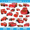 Disney Pixar Car Lightning McQueen SVG Bundle, Disney Pixar Car SVG Bundle, Cars Lightning Mcqueen SVG DXF EPS PNG