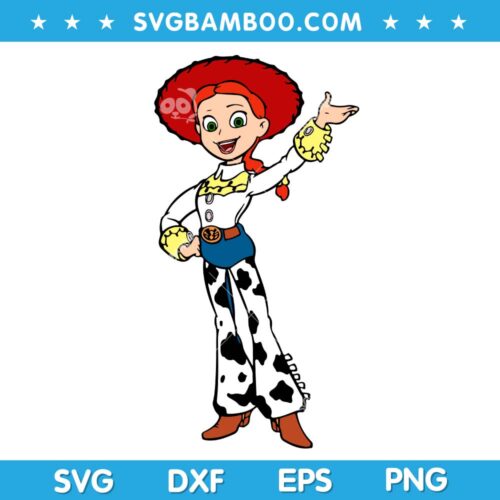 Disney Pixar Jessie SVG, Jessie Toy Story SVG, Disney Toy Story Jessie SVG DXF EPS PNG