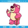Disney Pixar Lotso Bear SVG, Toy Story Lotso Bear SVG, Disney Lotso Bear SVG DXF EPS PNG