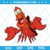 Disney Sebastian SVG, Sebastian SVG, Sebastian Lobster SVG, Mermaid Sebastian SVG DXF EPS PNG