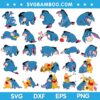 Eeyore SVG Bundle, Winnie The Pooh Eeyore SVG Bundle, Eeyore And Pooh SVG Bundle DXF EPS PNG