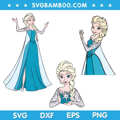 Elsa Frozen SVG, Frozen Elsa Anna SVG, Elsa SVG, Disney Elsa Frozen SVG DXF EPS PNG