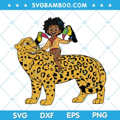 Encanto Antonio Parce SVG, Disney Antonio Leopard SVG, Disney Encanto SVG DXF EPS PNG