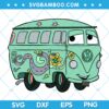 Fillmore SVG, Disney Fillmore SVG, Fillmore Car SVG, Disney Character Fillmore SVG DXF EPS PNG