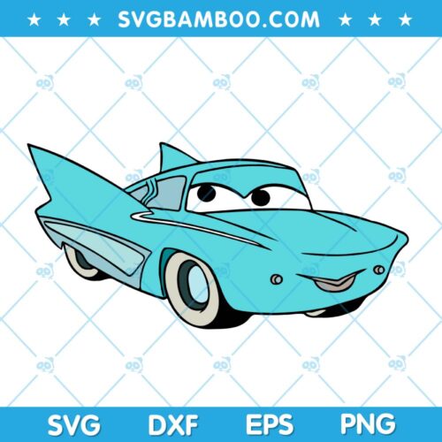 Flo Car SVG, Disney Character Flo SVG, Car Flo Disney SVG, Funny Flo Car SVG DXF EPS PNG