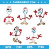 Forky Toy Story SVG Bundle, Disney Pixar Forky SVG Bundle, Toy Story 4 SVG Bundle DXF EPS PNG