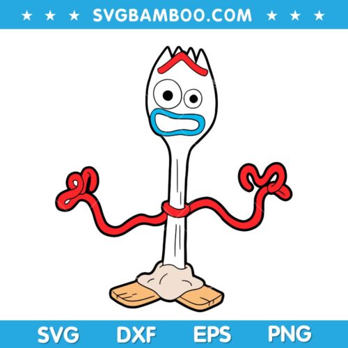 Forky Toy Story SVG, Funny Forky SVG, Disney Toy Story SVG, Toy Story 4 SVG DXF EPS PNG