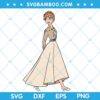 Frozen Anna SVG, Disney Anna SVG, Frozen Anna Elsa SVG, Pretty Anna Frozen SVG DXF EPS PNG
