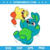 Funny Bunny And Ducky SVG, Toy Story Inspired Bunny SVG, Disney Toy Story SVG DXF EPS PNG