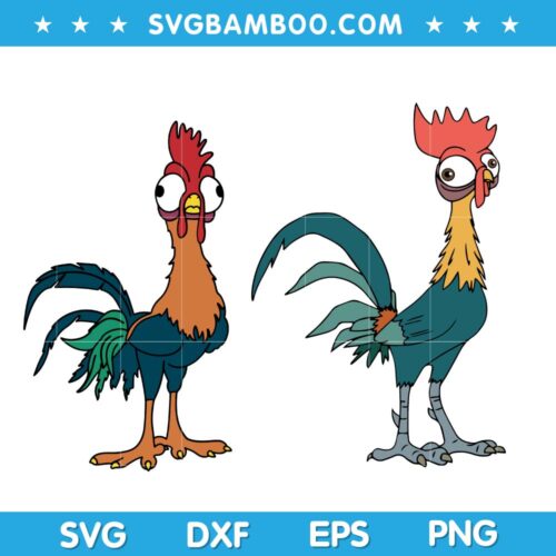 Funny Disney Hei Hei SVG, Hei Girl Hei SVG, Disney Mode Hei Hei SVG DXF EPS PNG