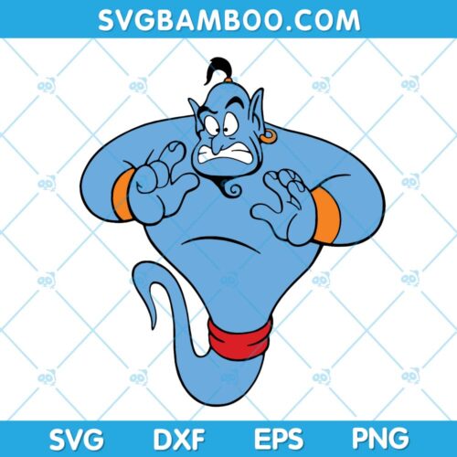 Funny Genie Surprise SVG, Disney Genie SVG, Aladdin Genie SVG, Funny Genie in Aladdin SVG, DXF EPS PNG