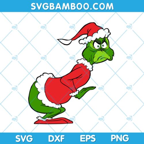 Funny Grinch Fart SVG, Christmas Grinch Funny Face SVG, Christmas Funny Grinch SVG, Christmas Grinch SVG DXF EPS PNG