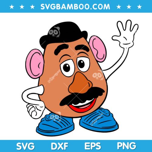 Funny Mr Potato Head SVG, Dinsey Mr Potato SVG, Mr Potato Toy Story SVG DXF EPS PNG