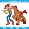 Funny Woody And Bullseye SVG, Disney Bullseye Horse SVG, Toy Story 4 SVG DXF EPS PNG