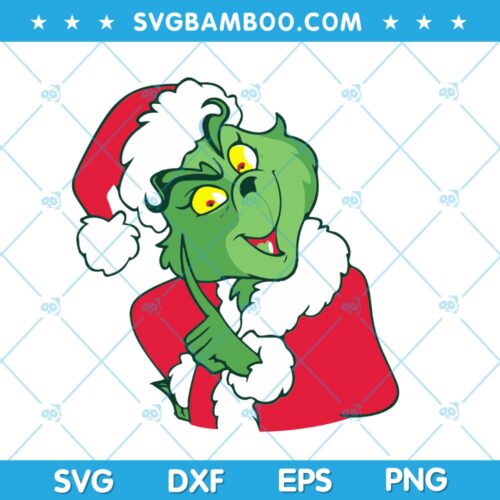 Grinch Have Idea SVG, Christmas Grinch SVG, Grinch Thinking SVG, Funny Face Grinch SVG DXF EPS PNG