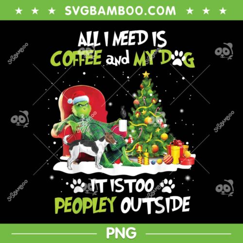Grinch I Need Is Coffee And My Jack Russell Terrier Dog PNG, Grinch Candy Cane PNG, Grinch Christmas PNG