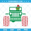 Grinch Santa Hat Jeep Car SVG, Grinch Driving SVG, Grinch Christmas Car SVG, Grinch Car SVG DXF EPS PNG