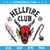 Hellfire Club Stranger Things SVG, Stranger Things 4 Hellfire Club SVG, Hellfire Skull And Weapons SVG DXF EPS PNG