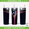 Houston Texans Zipper 20oz Skinny Tumbler Template PNG, Houston Texans Tumbler Wrap PNG, Football Team Tumbler Sublimation Design PNG Download