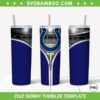 Indianapolis Colts Zipper 20oz Skinny Tumbler Template PNG, Indianapolis Colts Tumbler Wrap PNG, Football Sport Tumbler Sublimation Design PNG Download